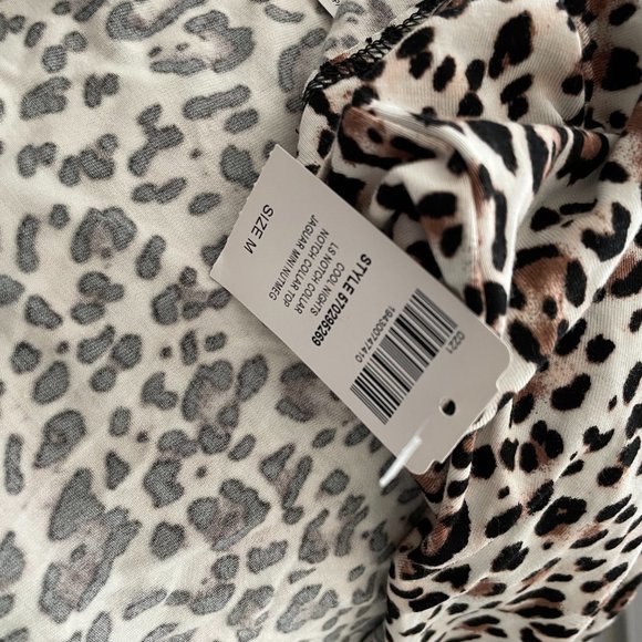 Soma jaguar animal print button down NWT - Picture 7 of 7